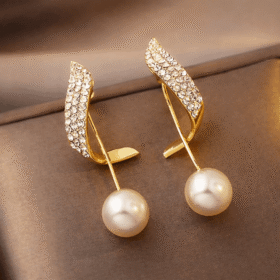 Lumino | Scroll Huggies Earrings