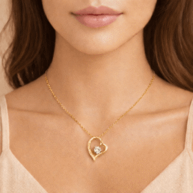 Calira | Eternal Love Heart Necklace