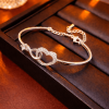 elaina | infinity heart bracelet