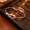 elaina | infinity heart bracelet