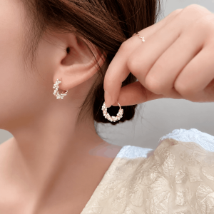 Sofia | Geometric Circle Ball Earrings